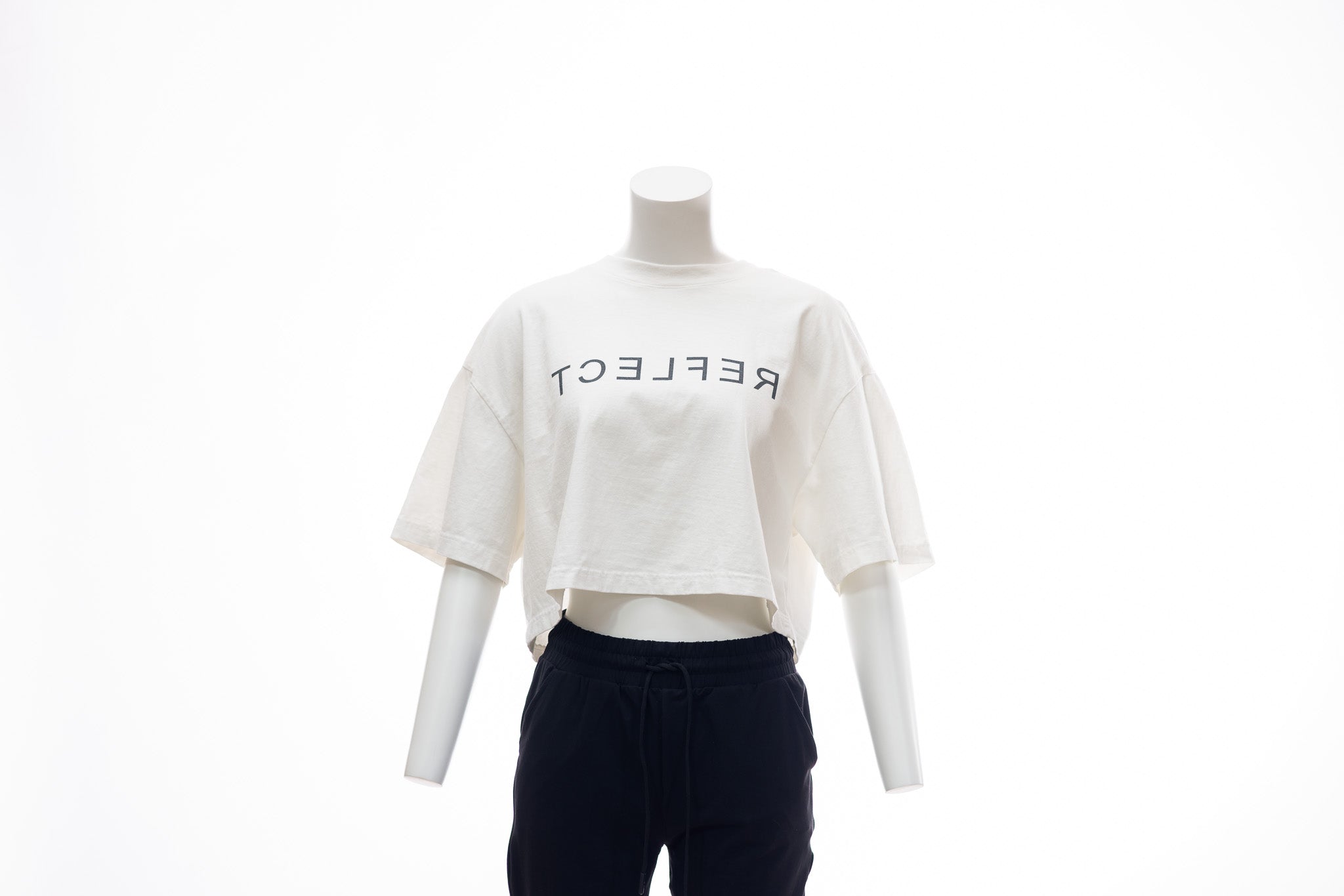 Reflect™ Studio Crop Top Vintage White